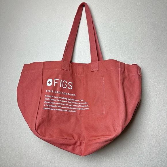 Figs Bags Figs Canvas Tote Bag Terracotta Poshmark
